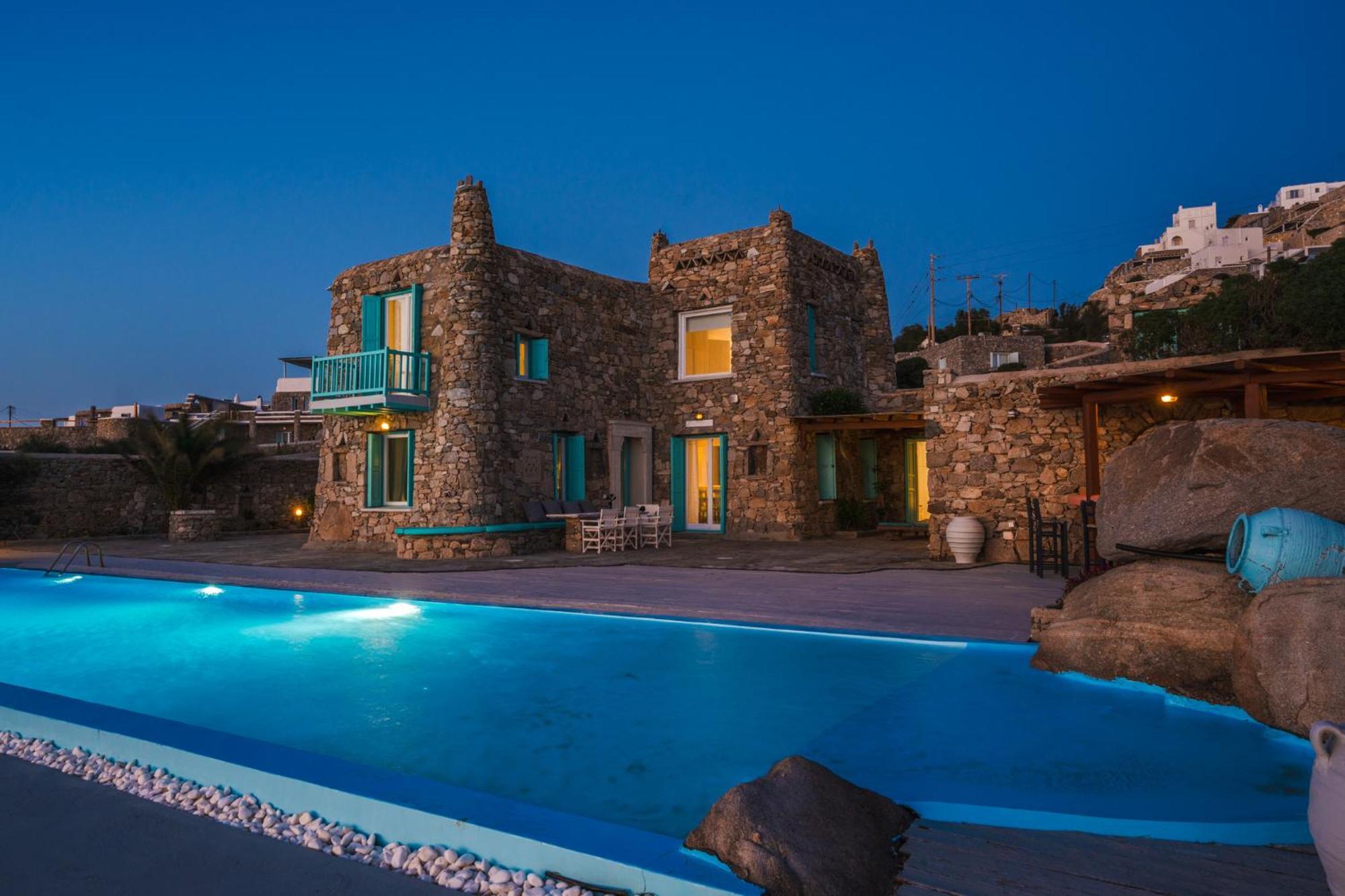 Villa Casa De Blue Mykonos Town Екстериор снимка